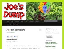 Tablet Screenshot of joesdump.com